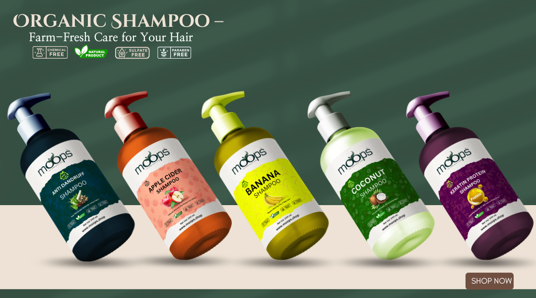 Moops Organic Shampoo – Farm-Fresh Care for Your Hair