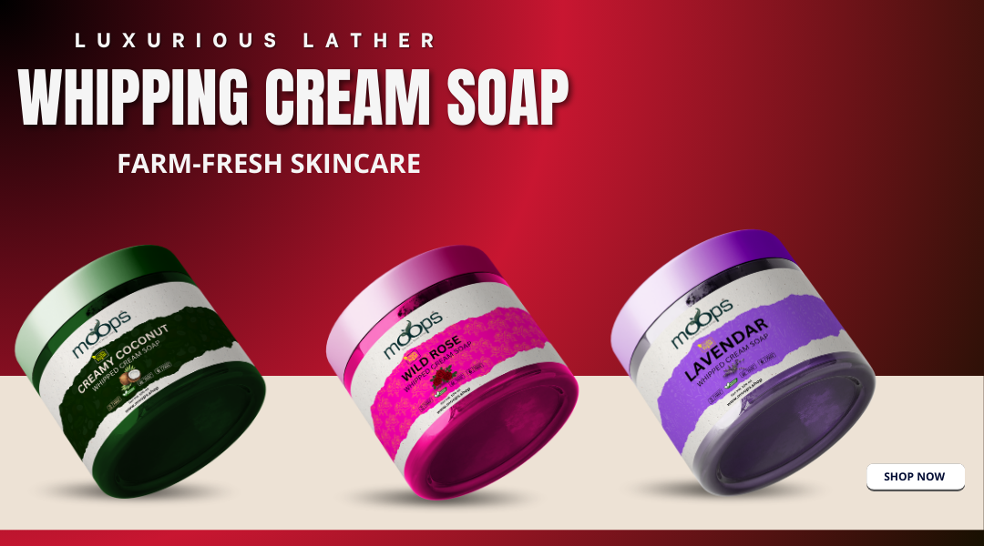 Moops Whipping Cream Soap – Luxurious Lather, Farm-Fresh Skincare