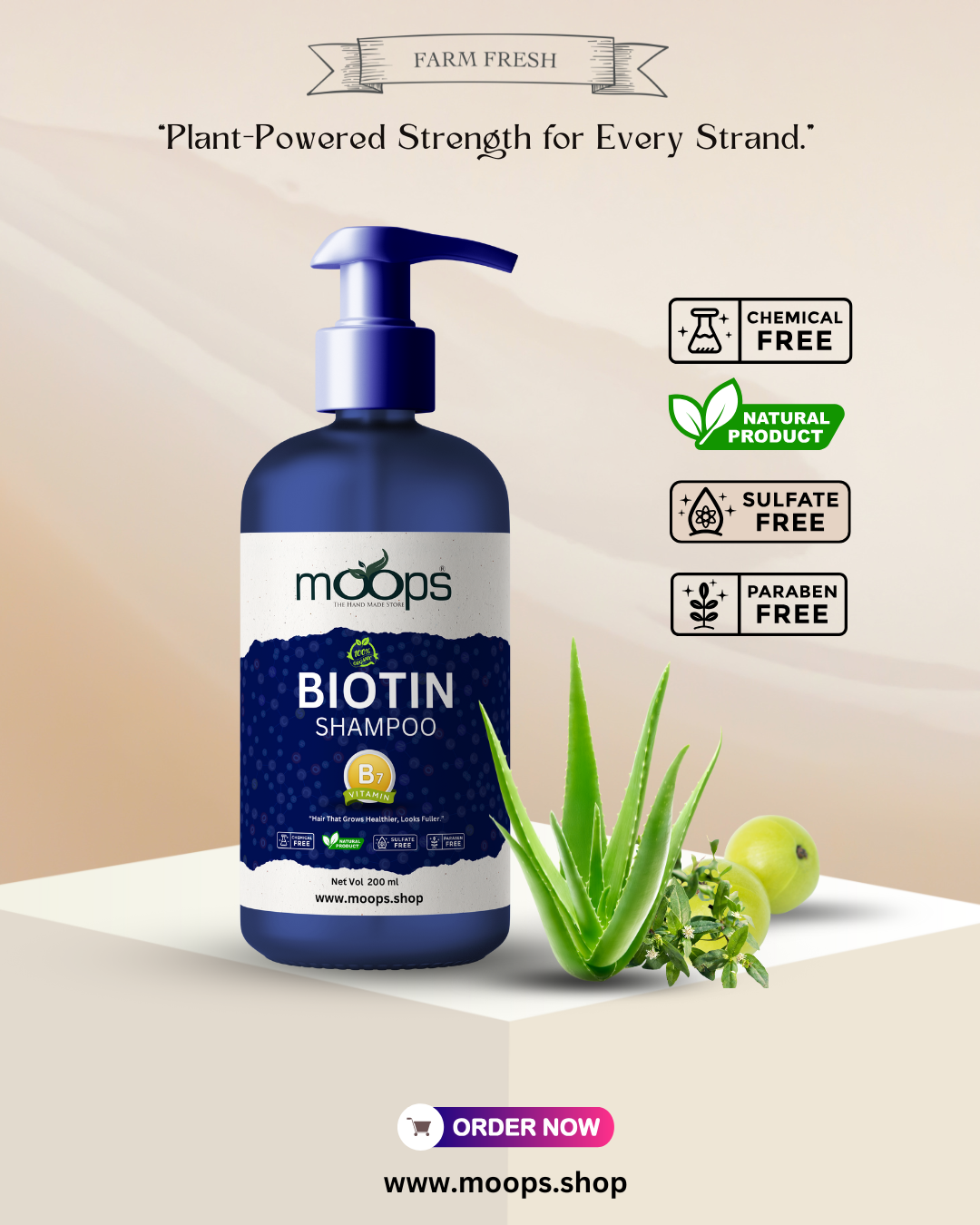 Moops Biotin Shampoo