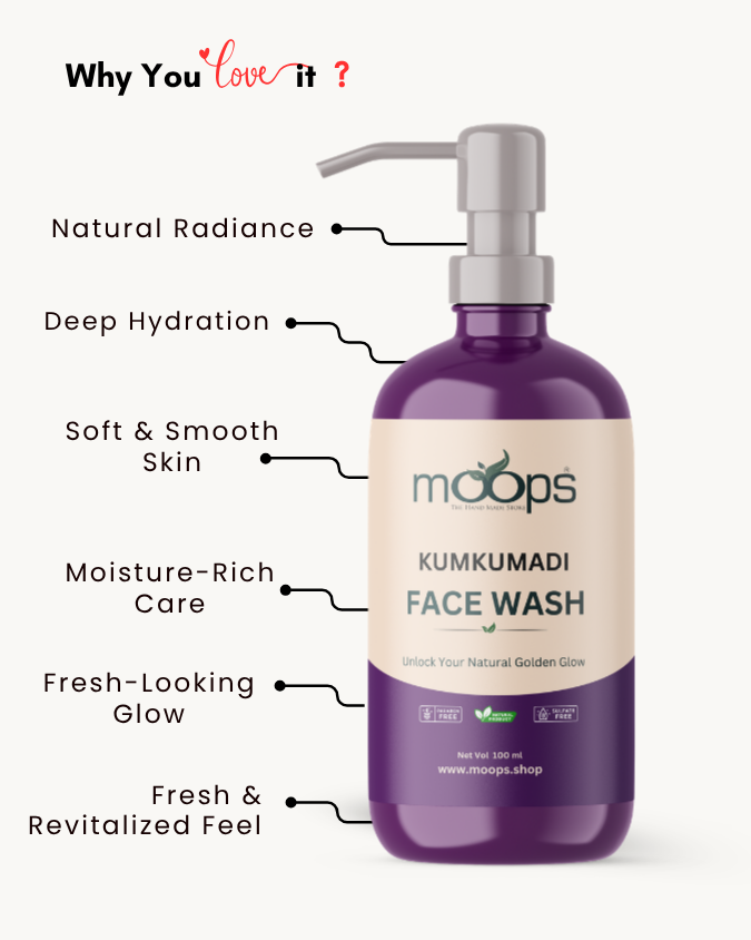 MOOPS Kumkumadi Face Wash