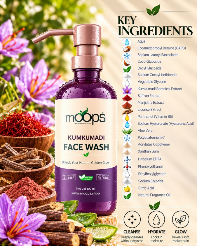 MOOPS Kumkumadi Face Wash