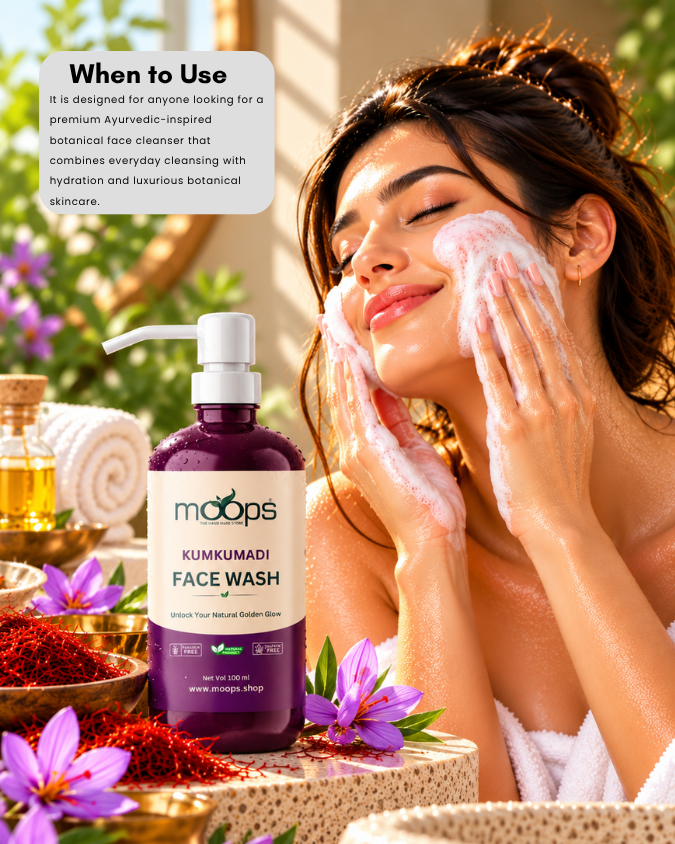 MOOPS Kumkumadi Face Wash