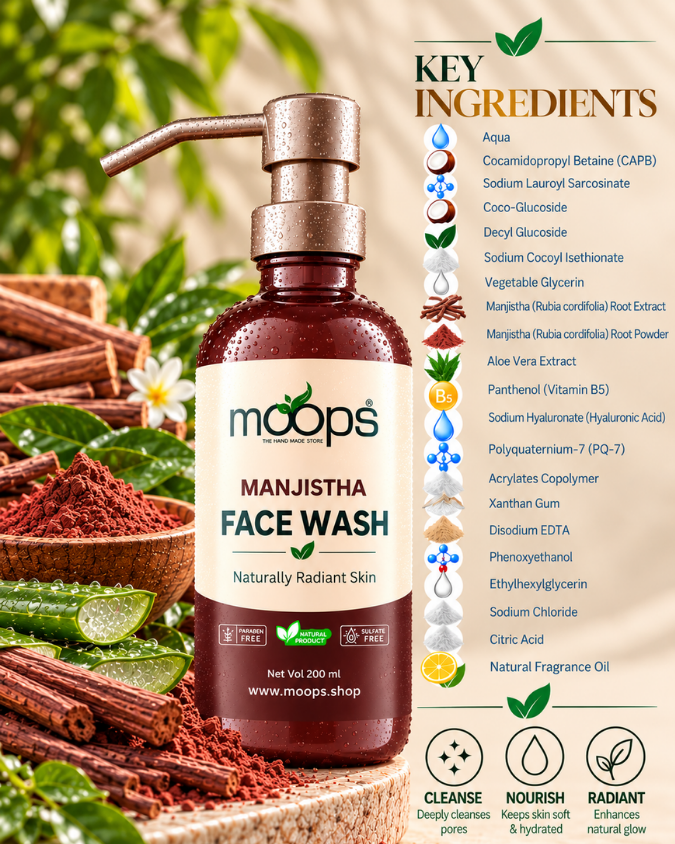 MOOPS Manjistha Face Wash 200 ml