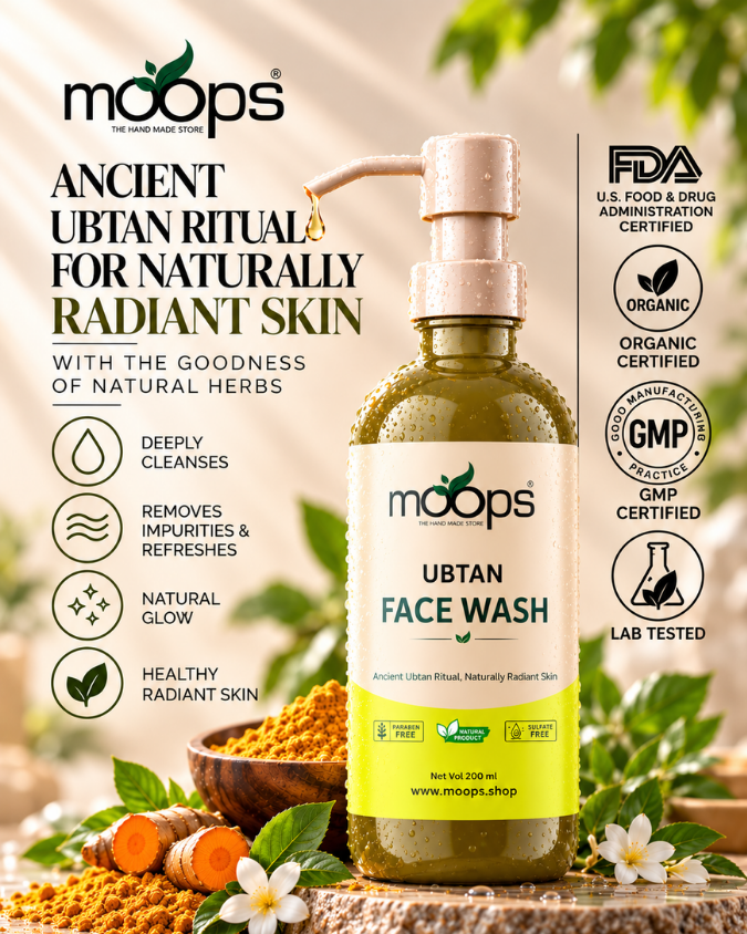 MOOPS Ubtan Face Wash 200 ml 