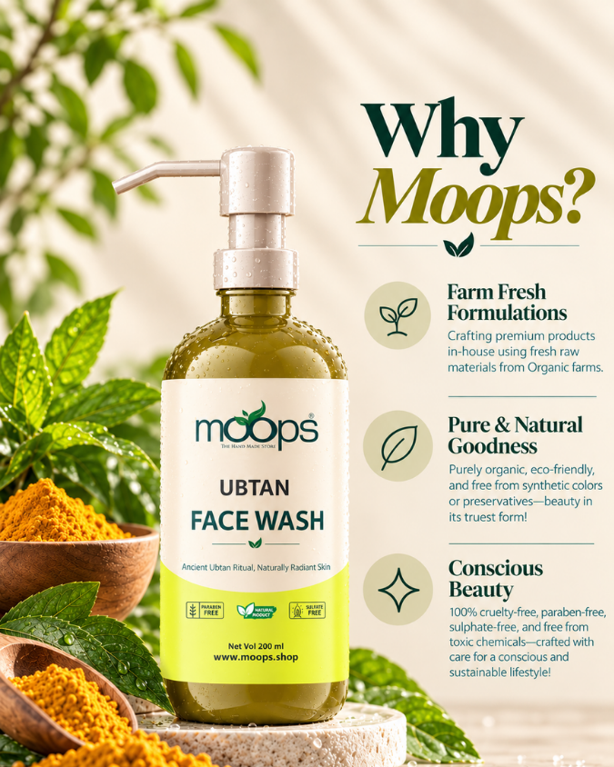 MOOPS Ubtan Face Wash 200 ml 