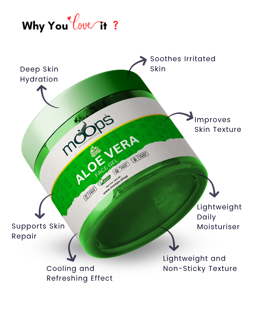 Moops Aloe Vera Face Gel