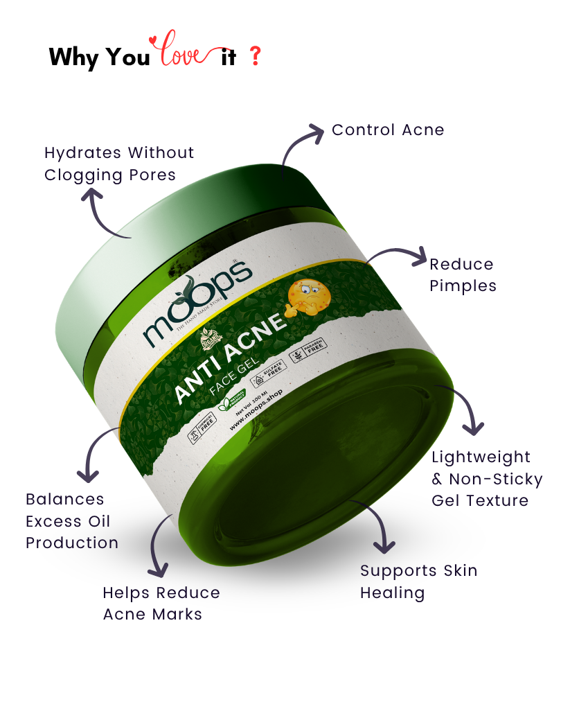 Moops Anti Acne Face Gel