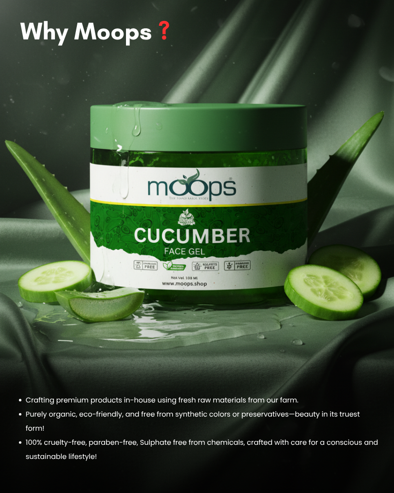 Moops Cucumber Face Gel