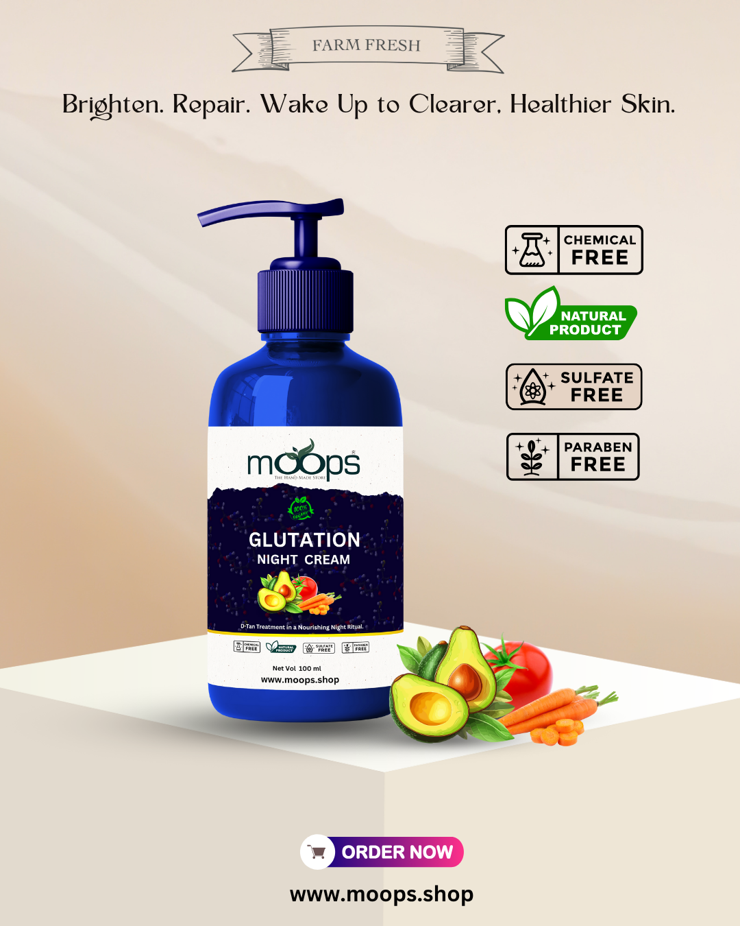Moops  Glutation Night Cream