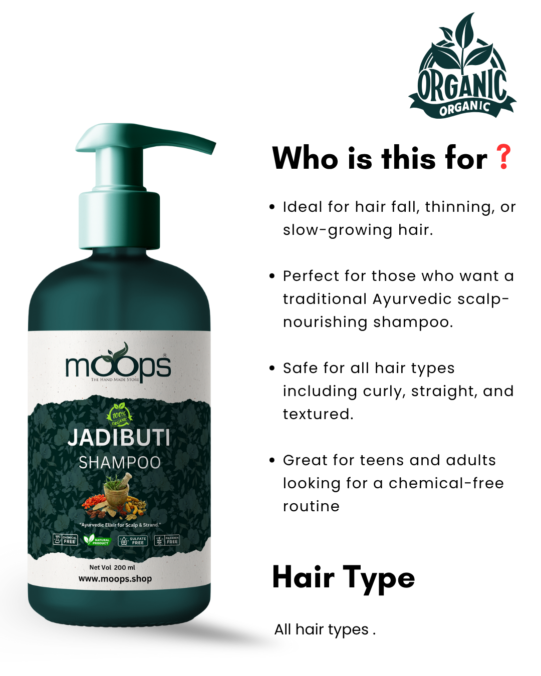 Moops Jadibuti Shampoo