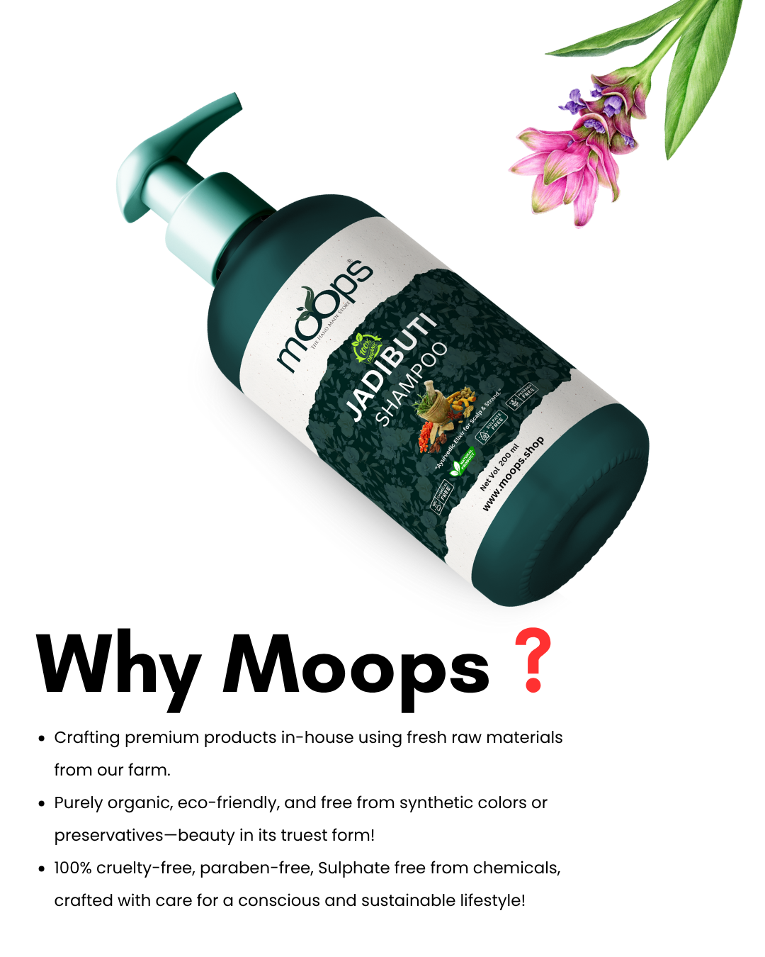 Moops Jadibuti Shampoo