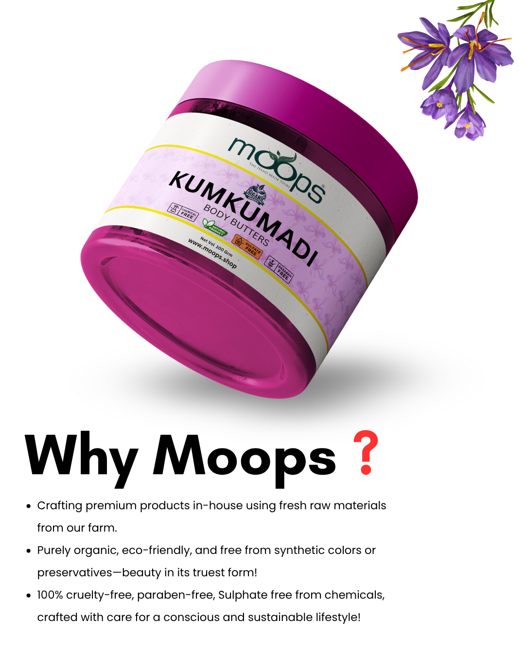 Moops Kumkumadi Body Butter