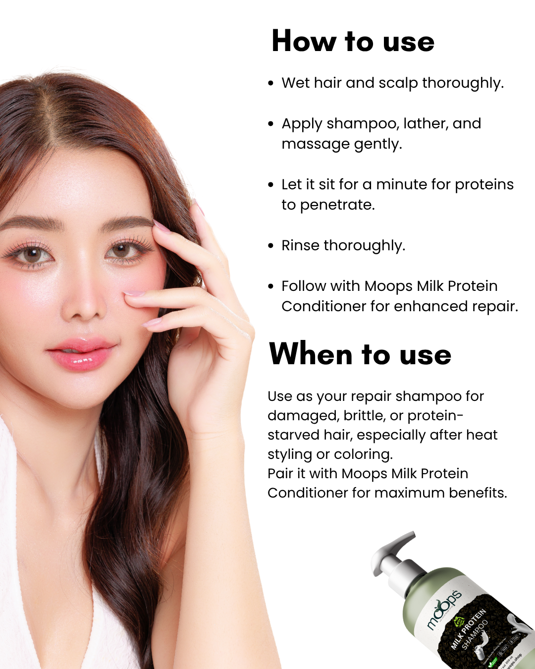 Moops Milk Protein Shampoo