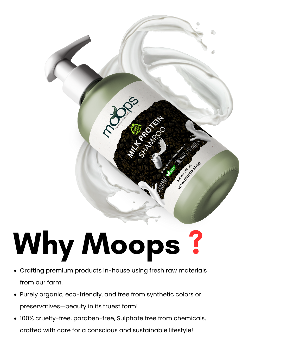 Moops Milk Protein Shampoo