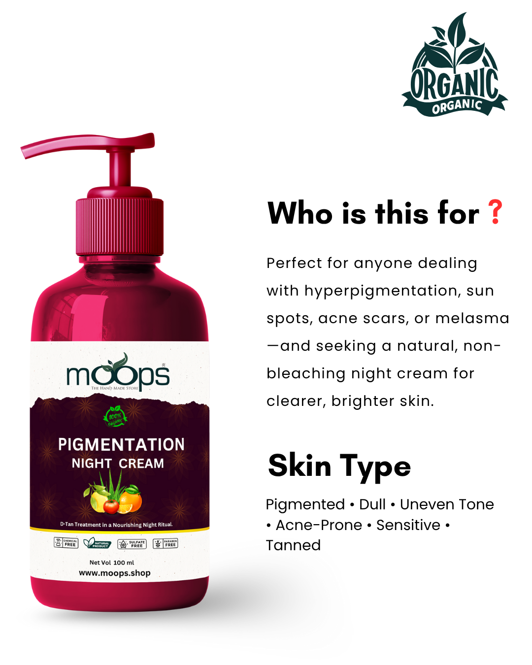 Moops Pigmentation Night Cream