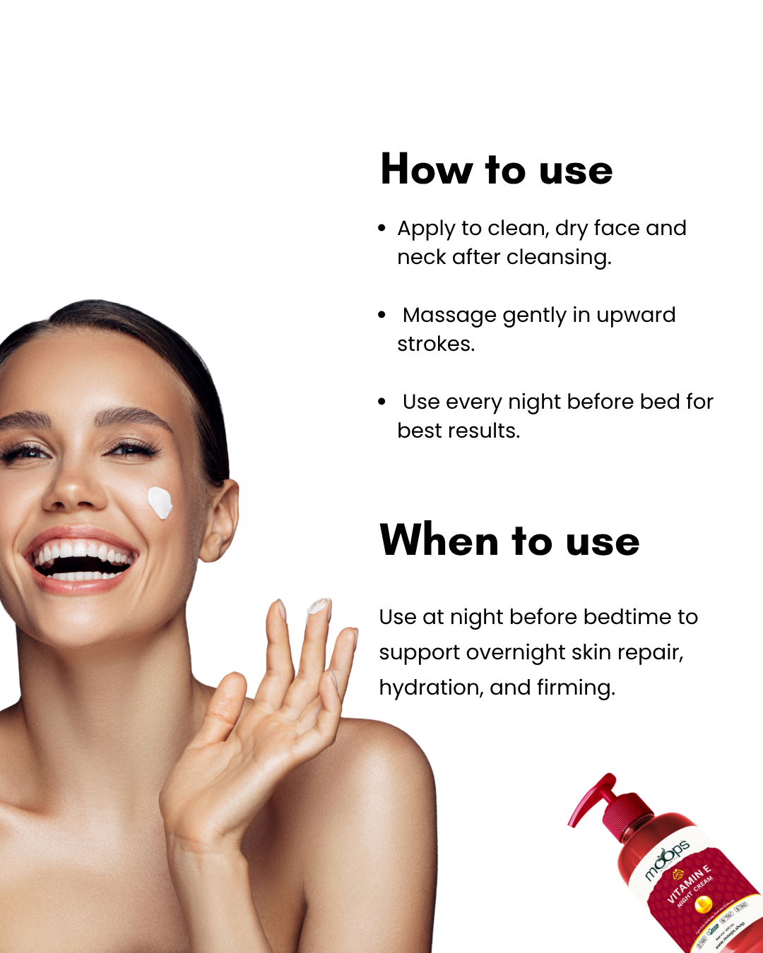 Moops Pomegranate Night Cream