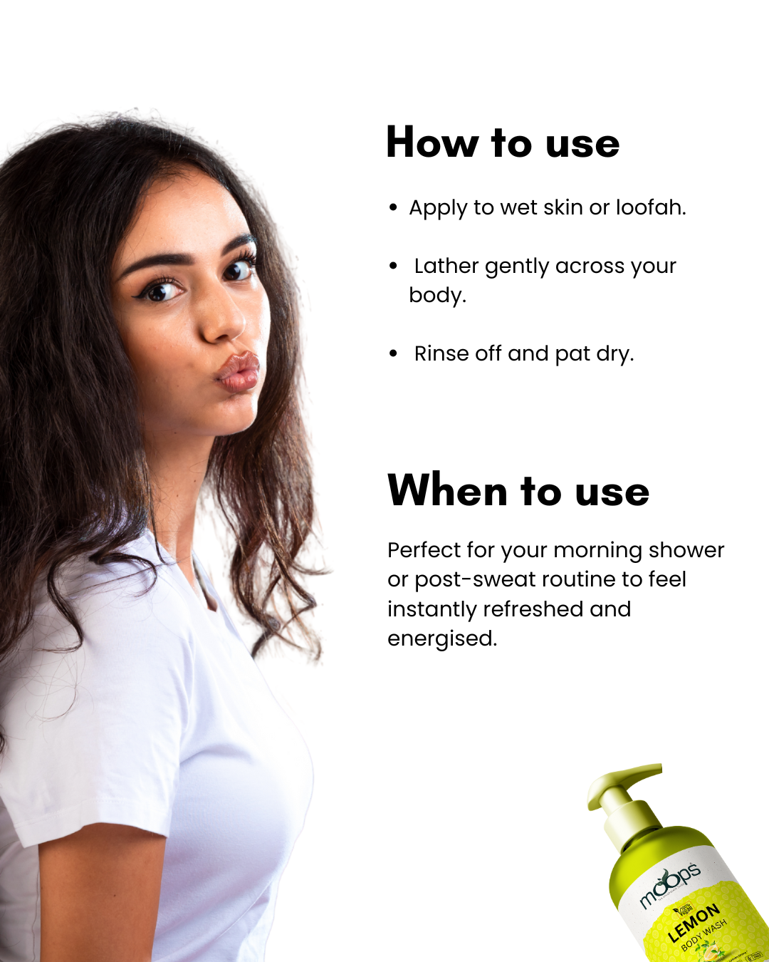 Moops Ubtan Body Wash with Scrub