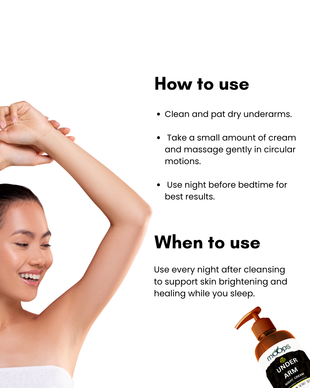 Moops Under Arm Night Cream