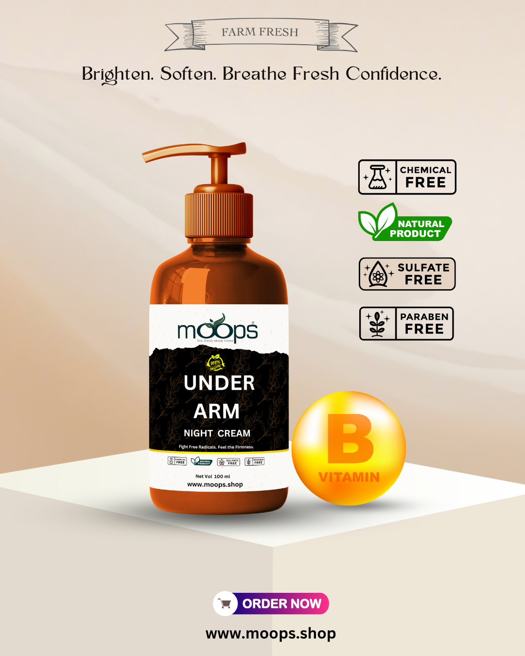 Moops Under Arm Night Cream