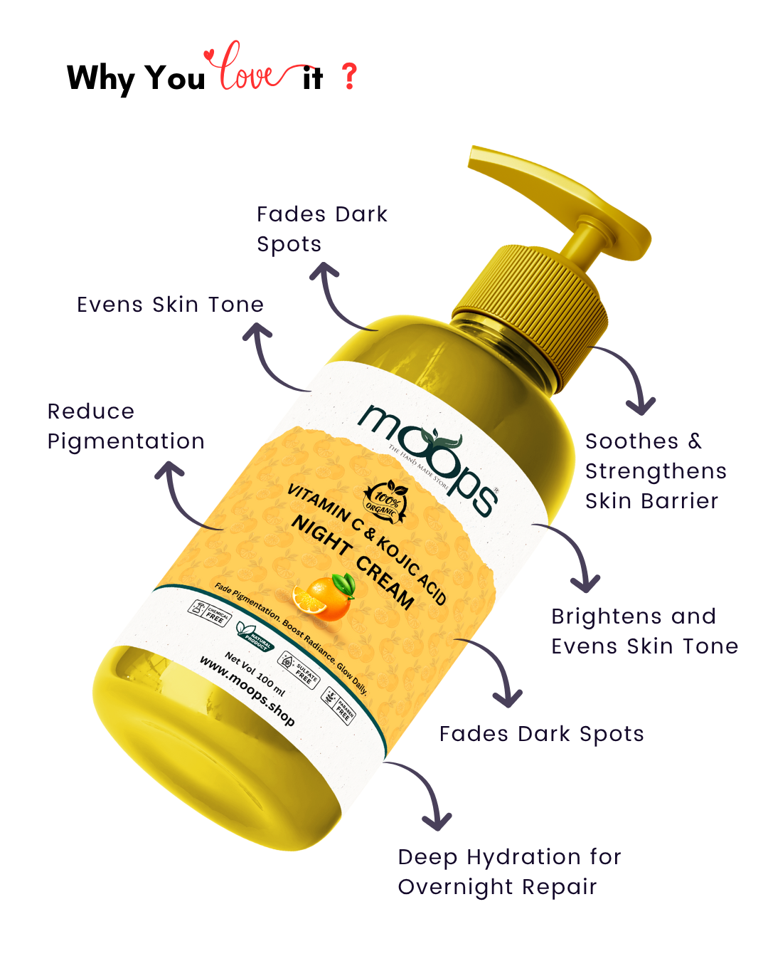 Moops Vitamin C & Kojic Acid Night Cream