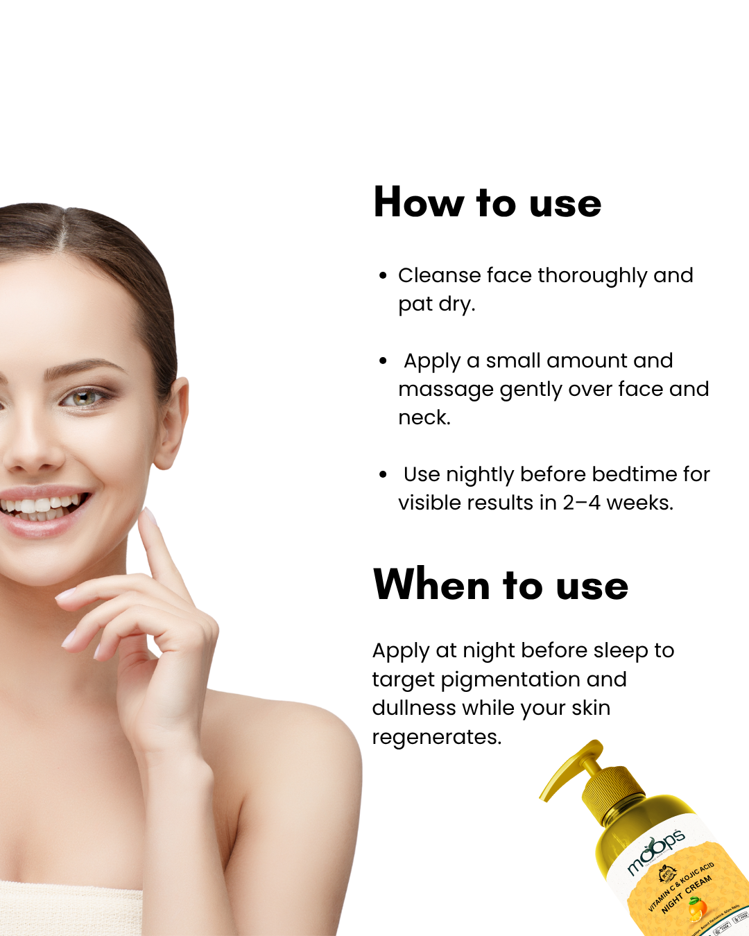 Moops Vitamin C & Kojic Acid Night Cream