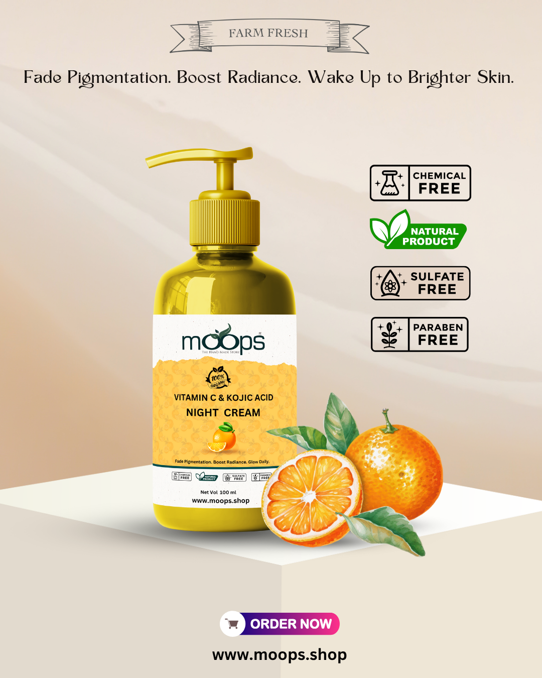 Moops Vitamin C & Kojic Acid Night Cream