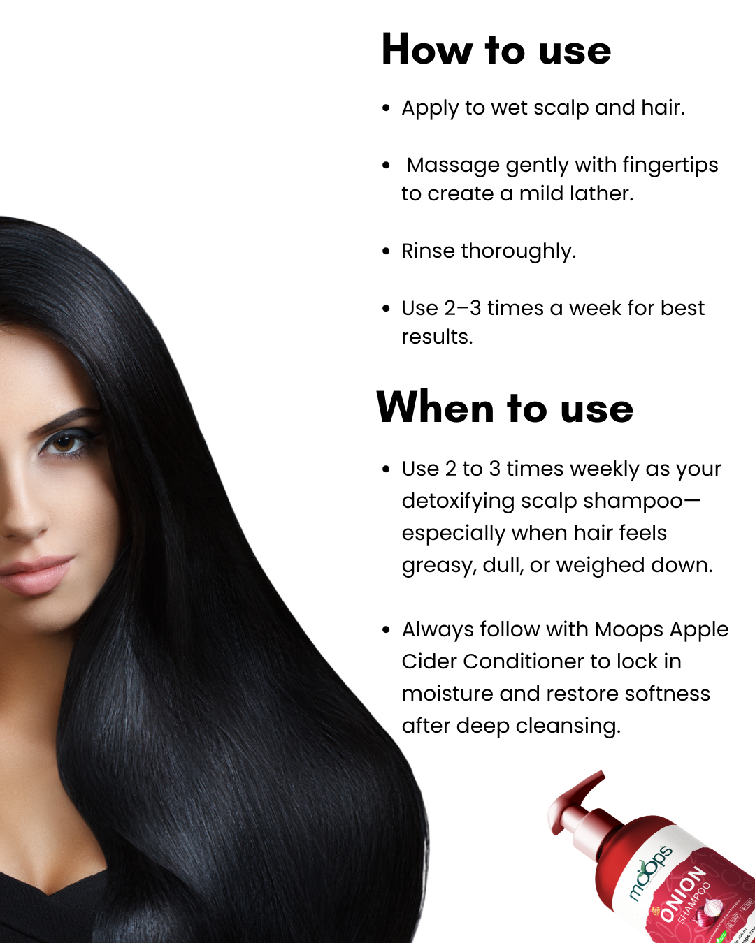 Moops Apple Cider Shampoo