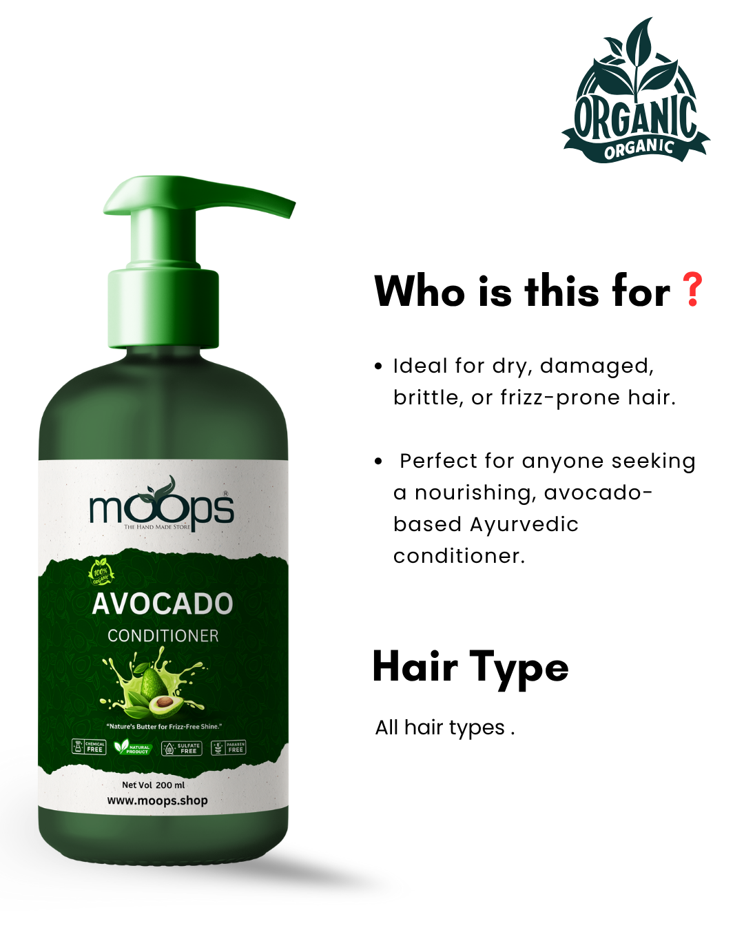 Moops Avocado Conditioner