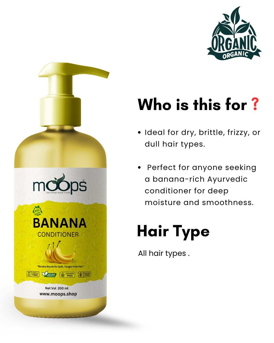 Moops Banana Conditioner