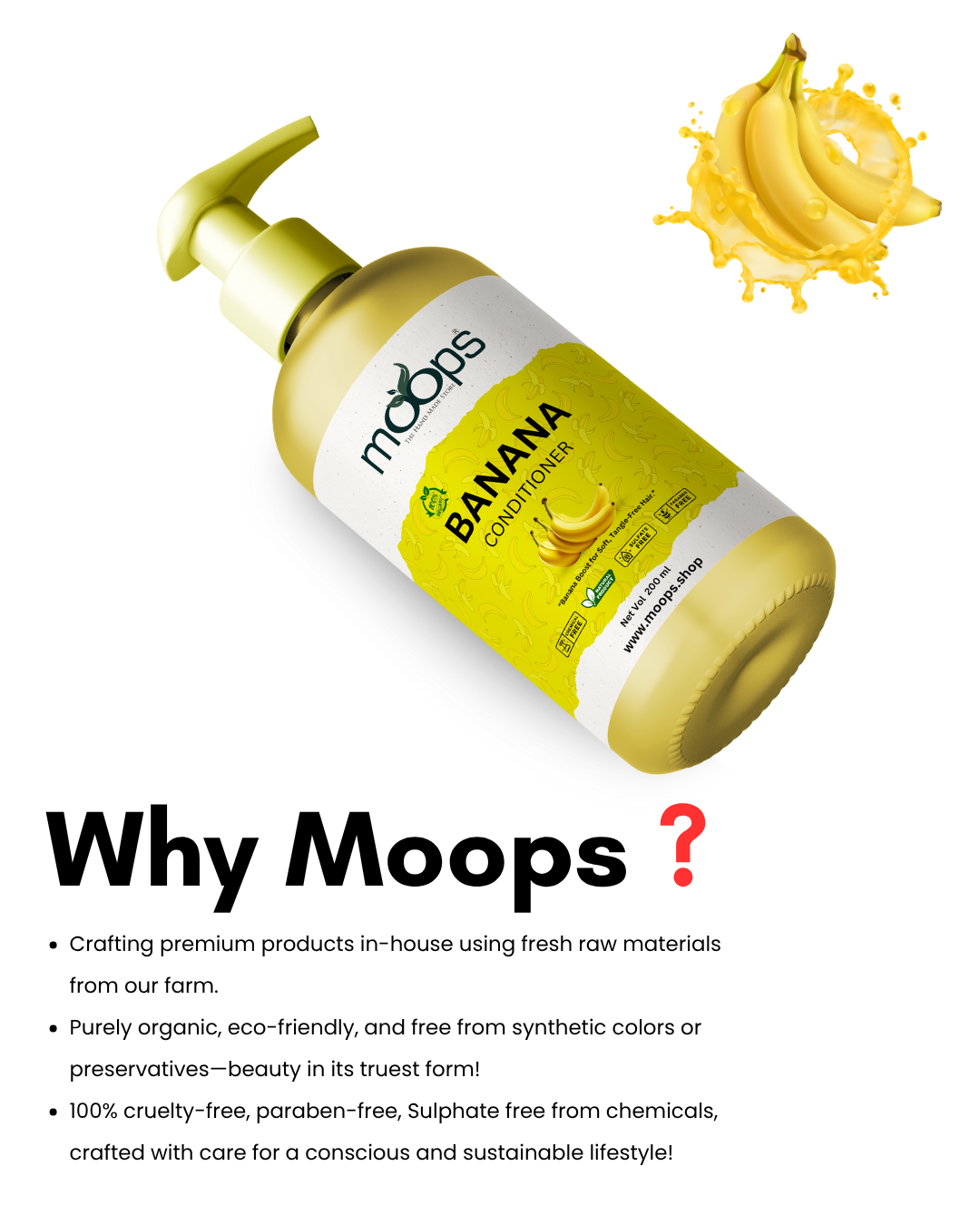 Moops Banana Conditioner