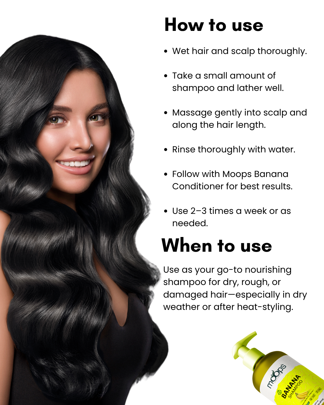 Moops Banana Shampoo