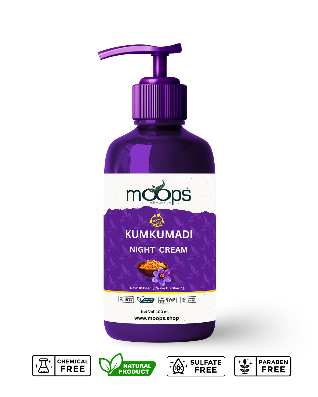 Moops Kumkumadi Night Cream