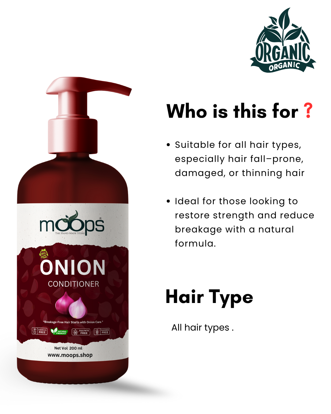 Moops Onion Conditioner