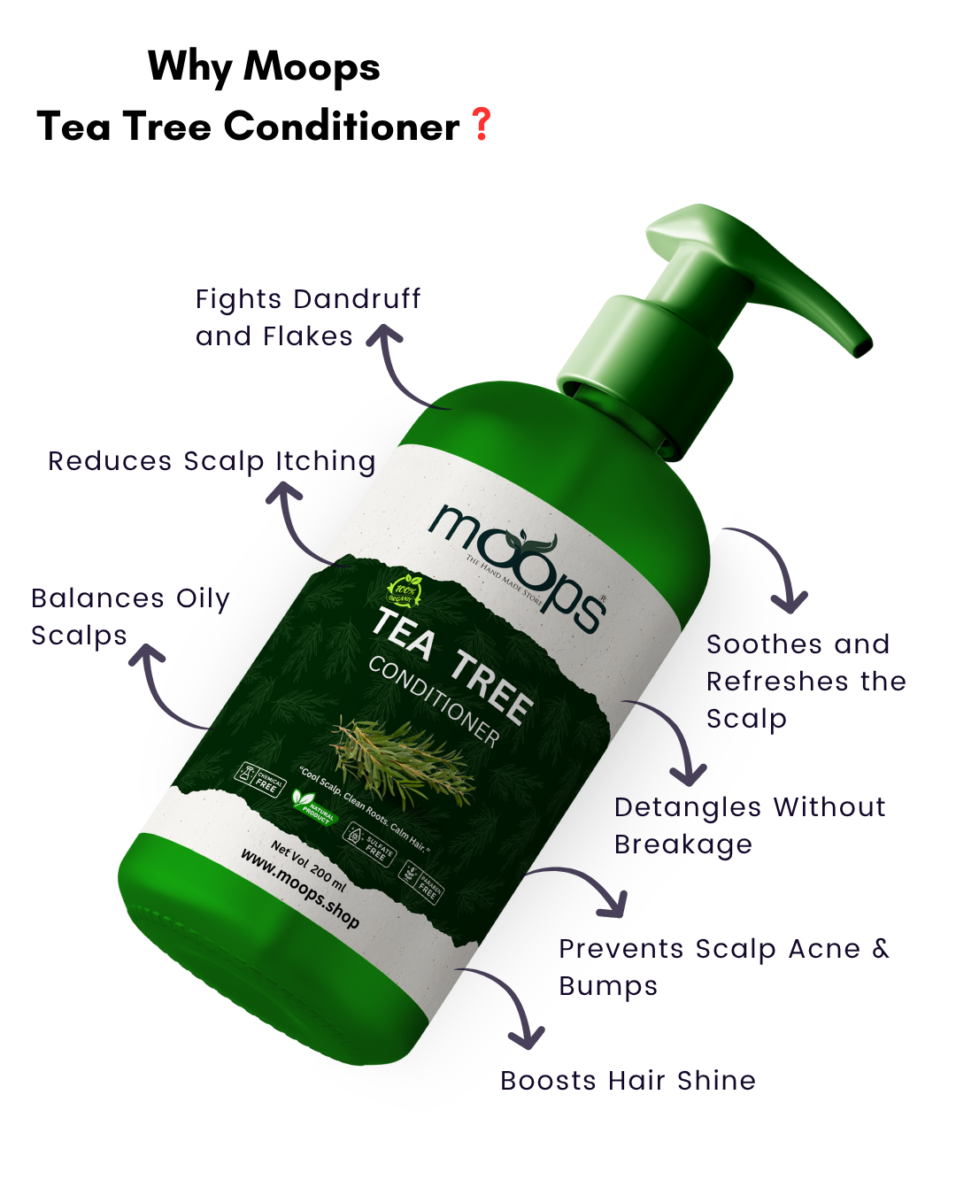 Moops Tea Tree Conditioner