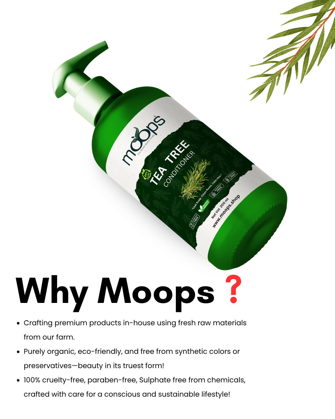 Moops Tea Tree Conditioner
