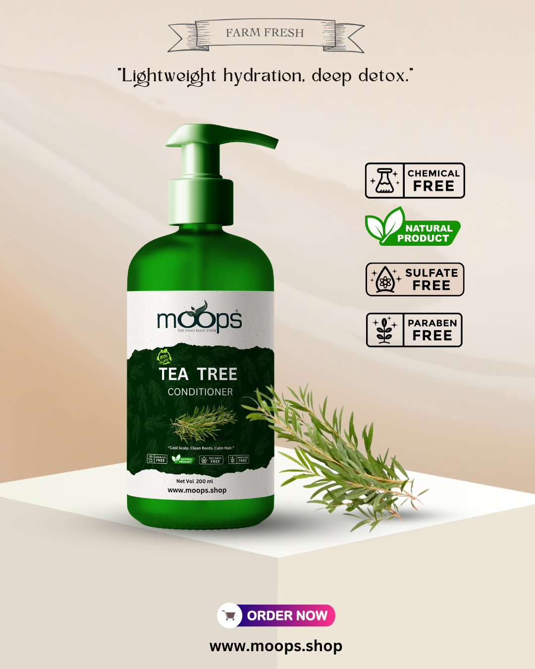 Moops Tea Tree Conditioner