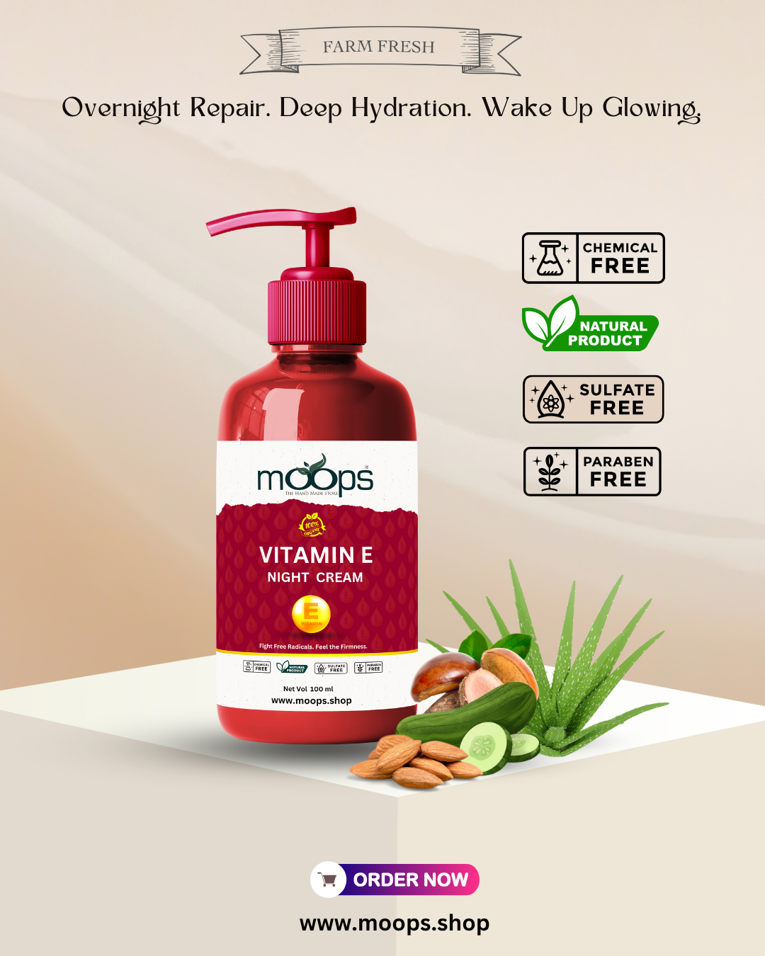 Moops Vitamin E Night Cream