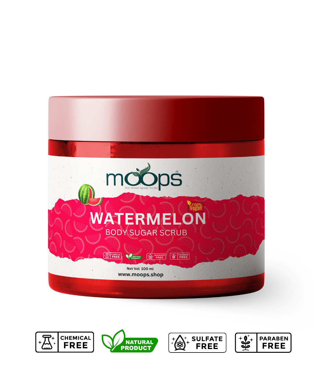 Moops Watermelon Sugar Body Scrub