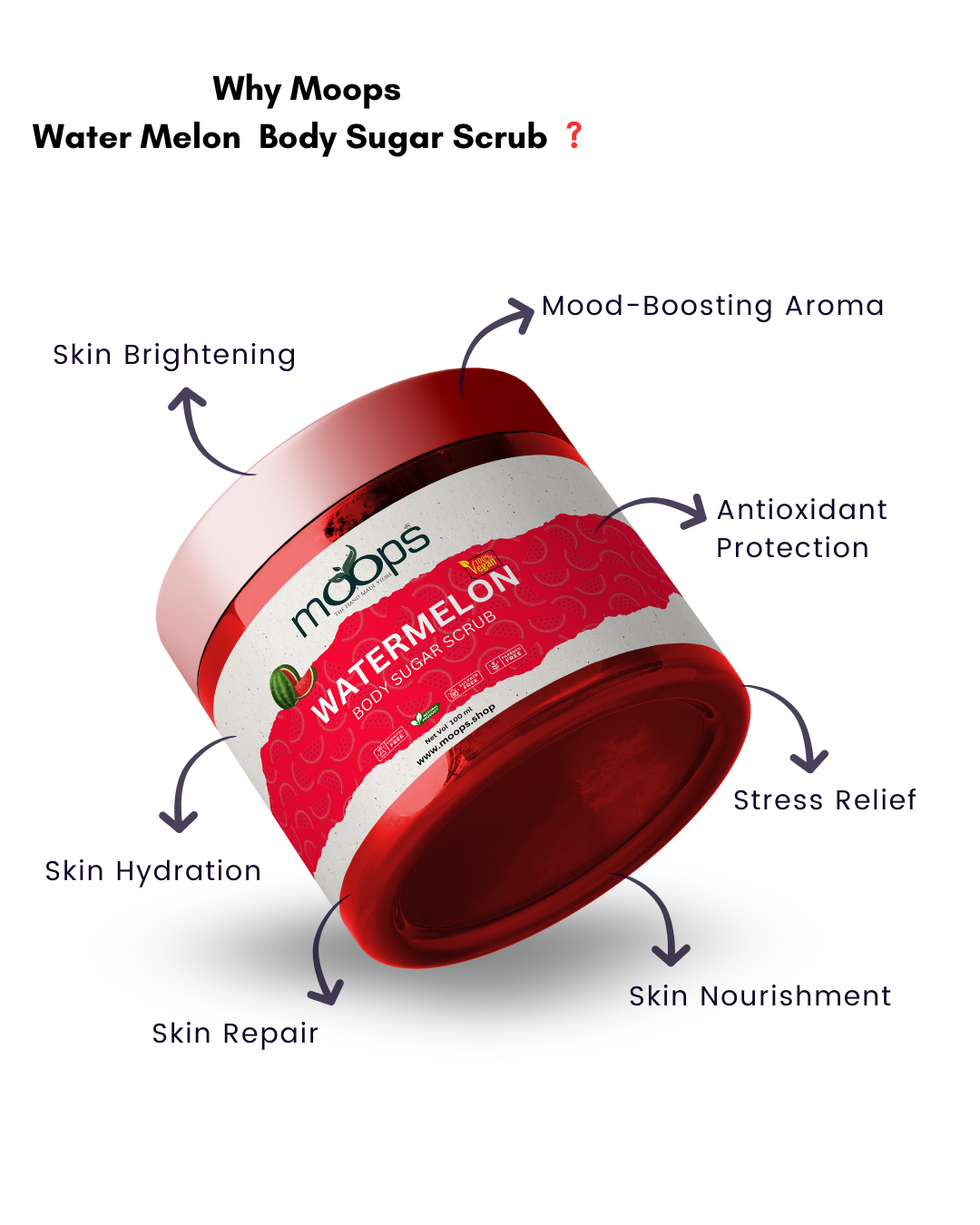 Moops Watermelon Sugar Body Scrub