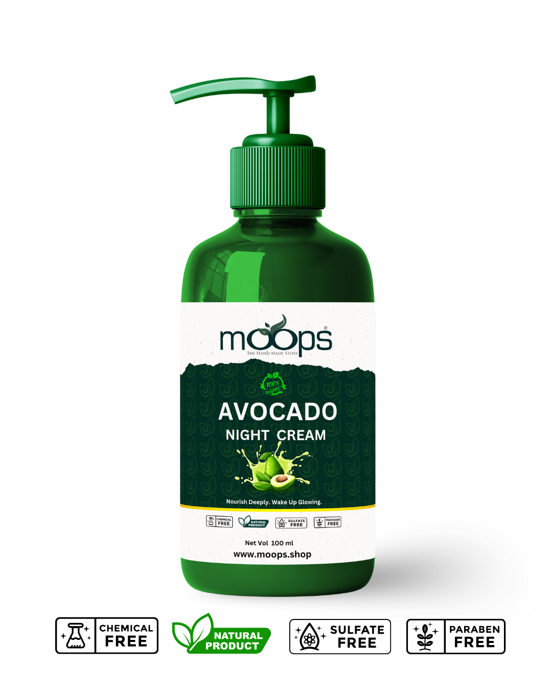 Moops Avocado Night Cream