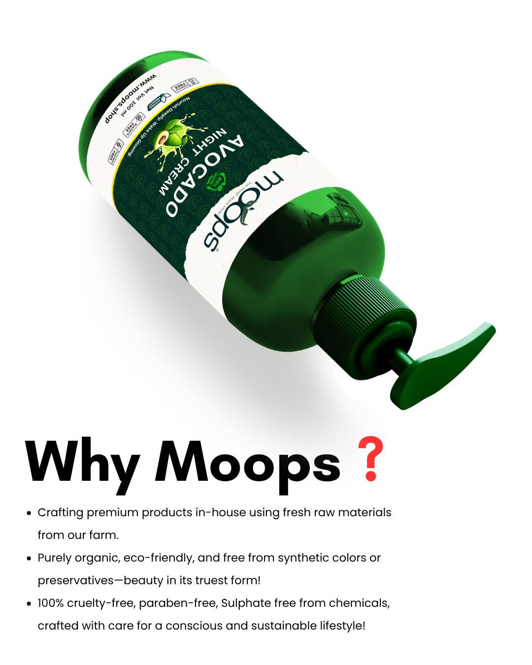 Moops Avocado Night Cream
