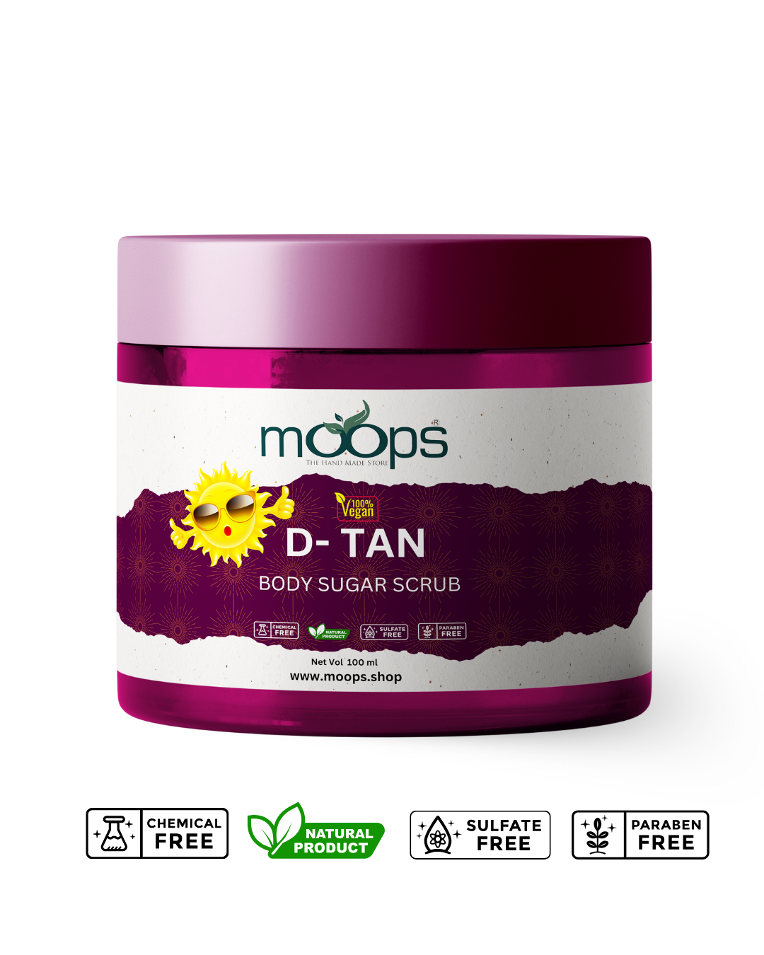 Moops D-Tan Sugar Body Scrub