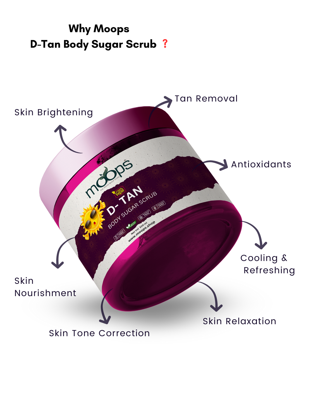 Moops D-Tan Sugar Body Scrub