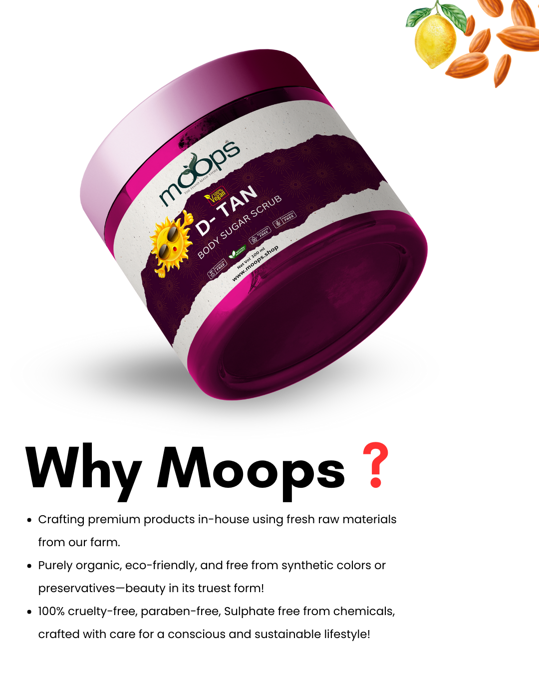 Moops D-Tan Sugar Body Scrub