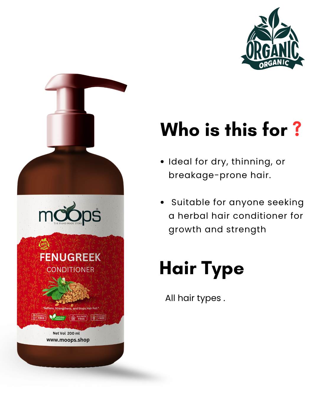 Moops Fenugreek Conditioner