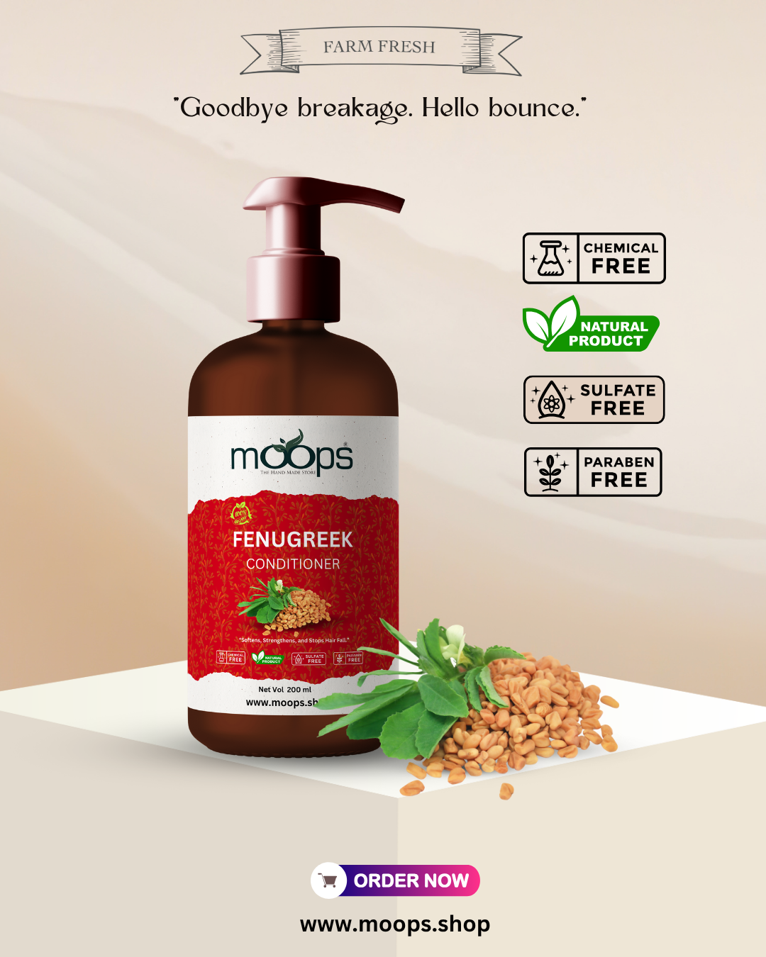 Moops Fenugreek Conditioner