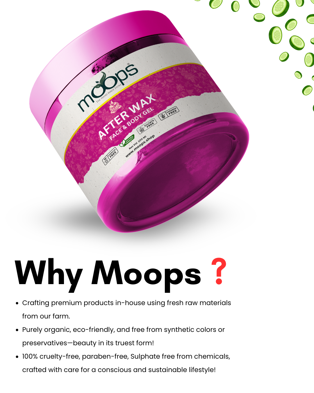 Moops After Wax Face & Body Gel