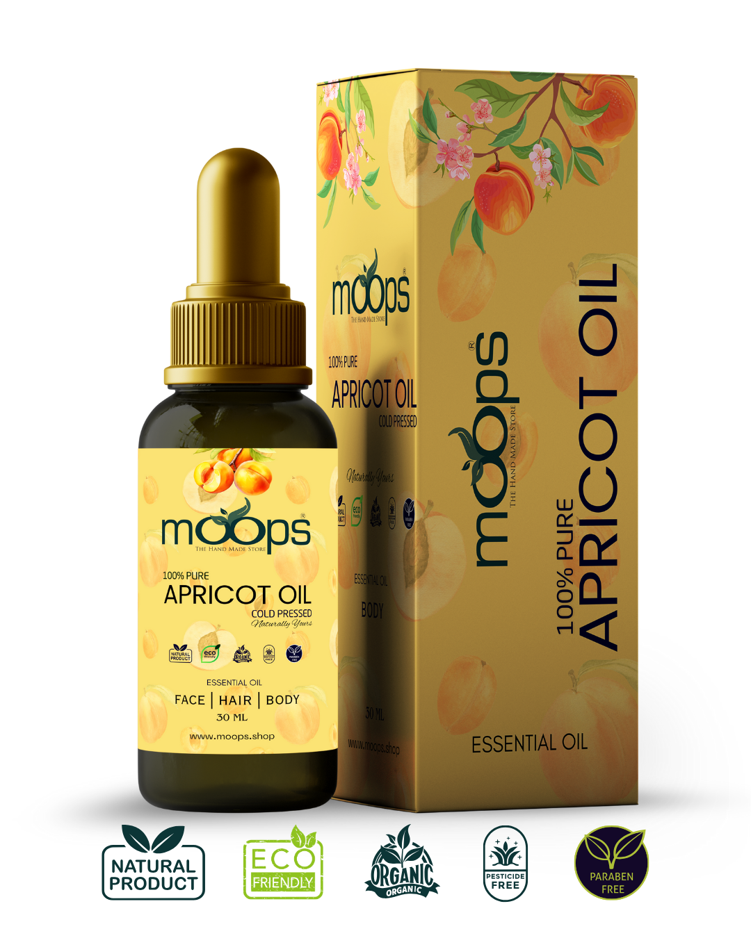 Moops Apricot Essential Oil