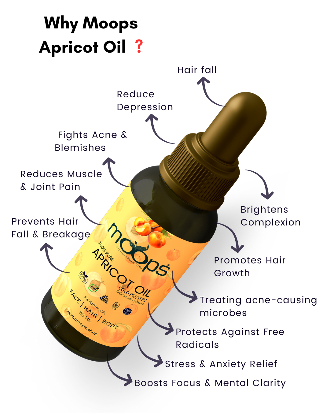 Moops Apricot Essential Oil