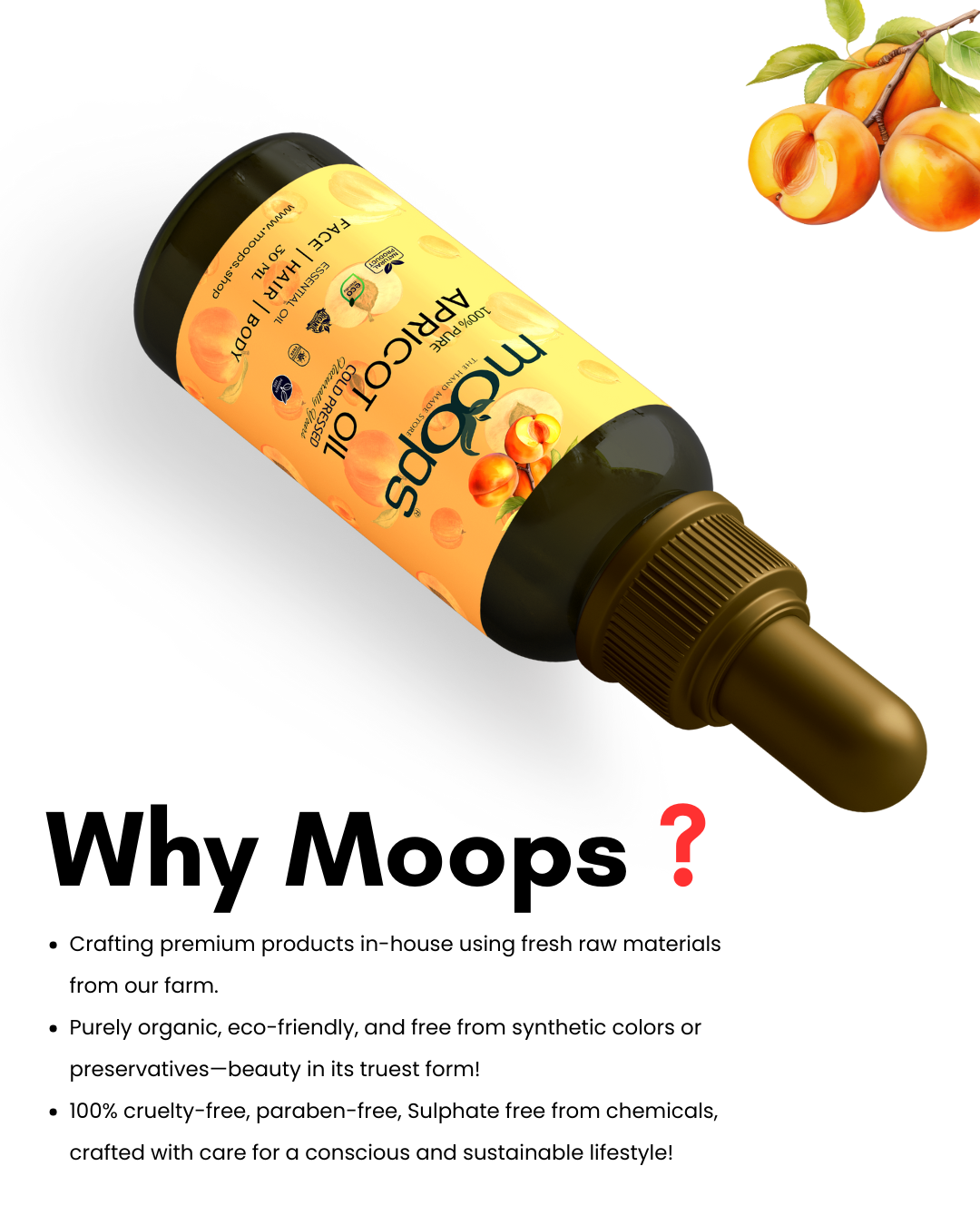 Moops Apricot Oil 
